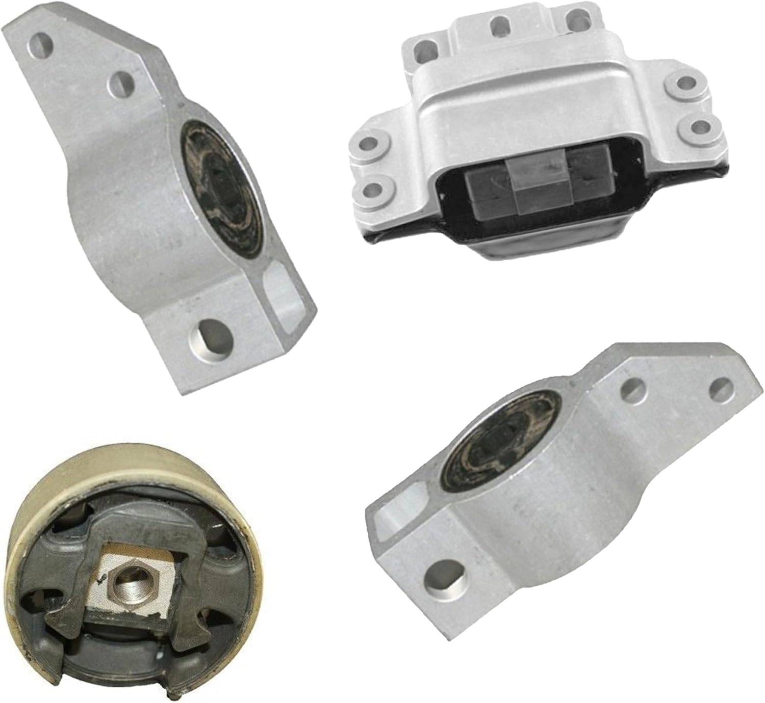 05-13 Compatible with Volkswagen Jetta Rabbit FWD 2.5L Engine Motor & Transmission Mount Set 4PCS Manual 05 06 07 08 09 10 12 13 14
