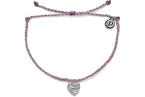 Pura Vida Silver or Rose Gold Surf Love Knot Bracelet - 100%...