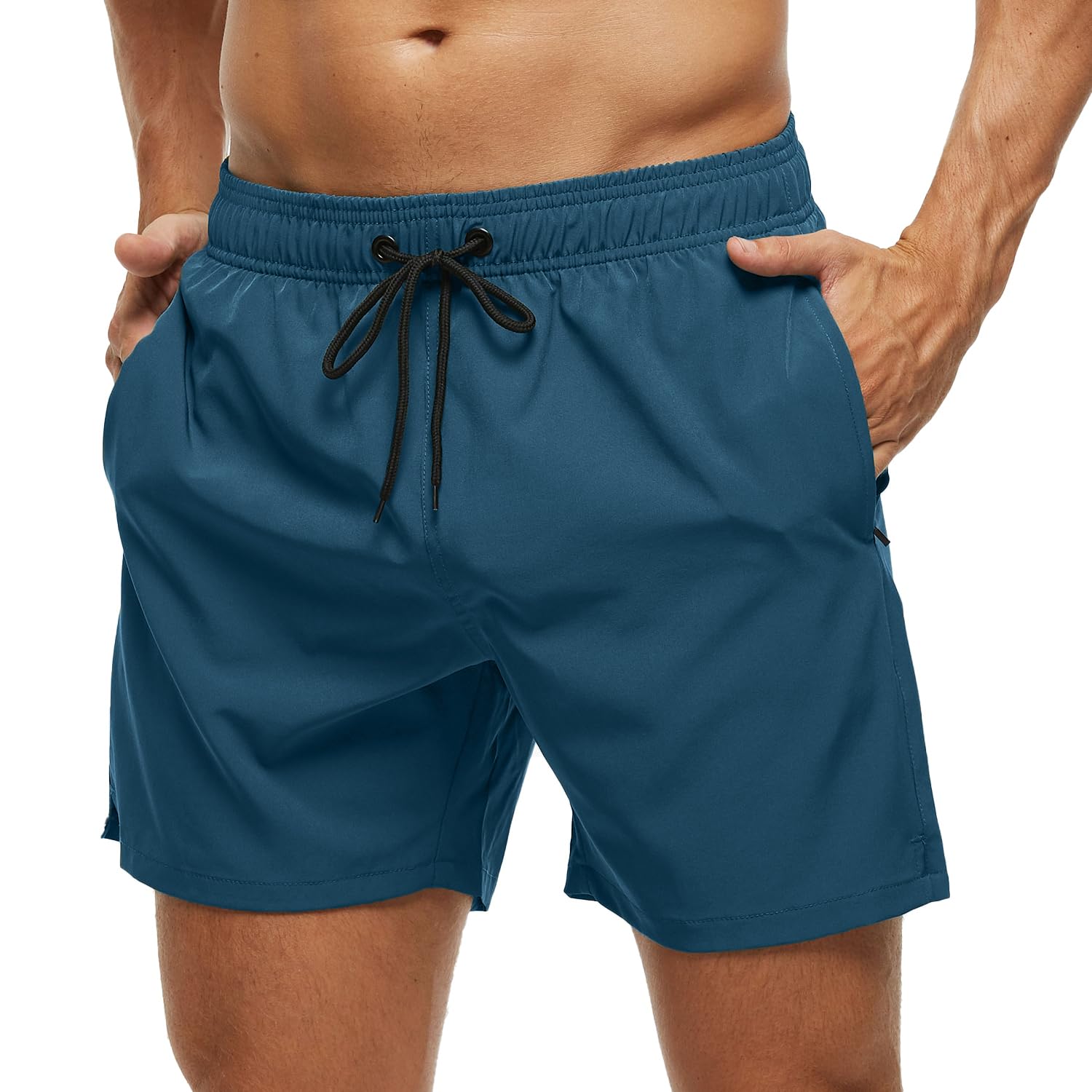 silkworld Men's Swim Trunks Quick Dry Beach Shorts with Pockets-picture-52