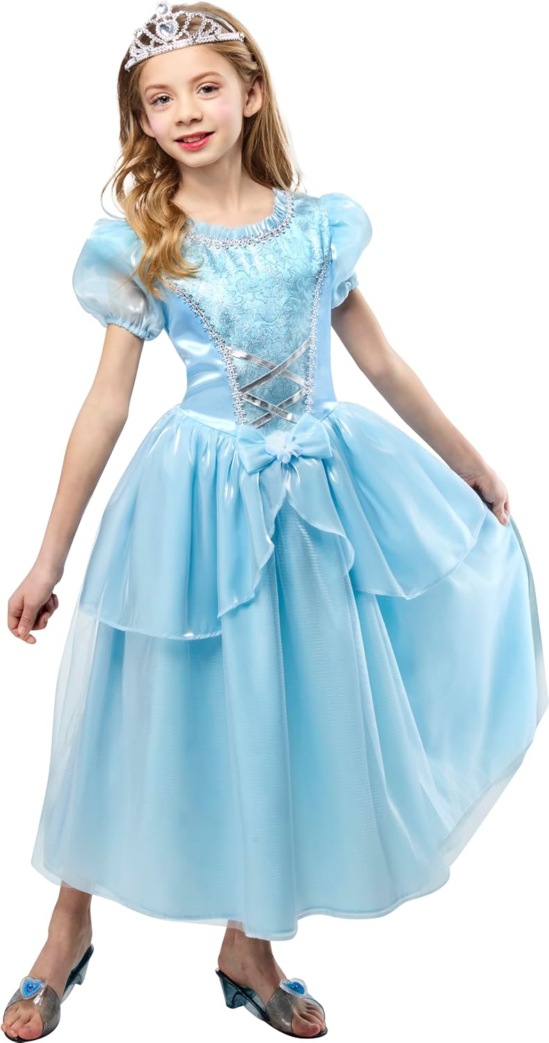 Rubies Blue Princess Costume Dress for Kids, Girl's Small