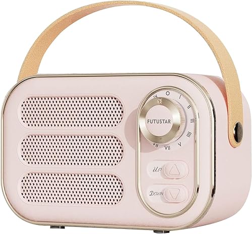 Altavoz Bluetooth retro, altavoces Bluetooth inalámbricos portátiles vintage con soporte de volumen fuerte, tarjeta TF, disco U, entrada AUX, estilo