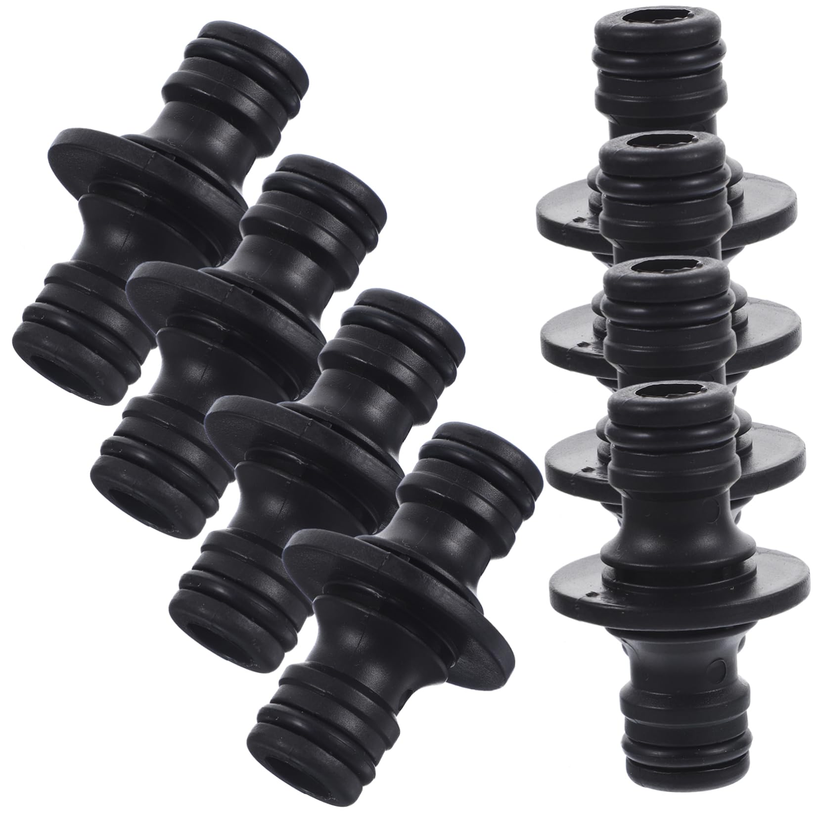 HEMOTON 3 Set Connettori Affidabili Per All'aperto Connettore Irrigazione Tubo Collegare Strumenti Da Giardino Raccordi Per Tubi Plastica Black 25 Pezzi*3