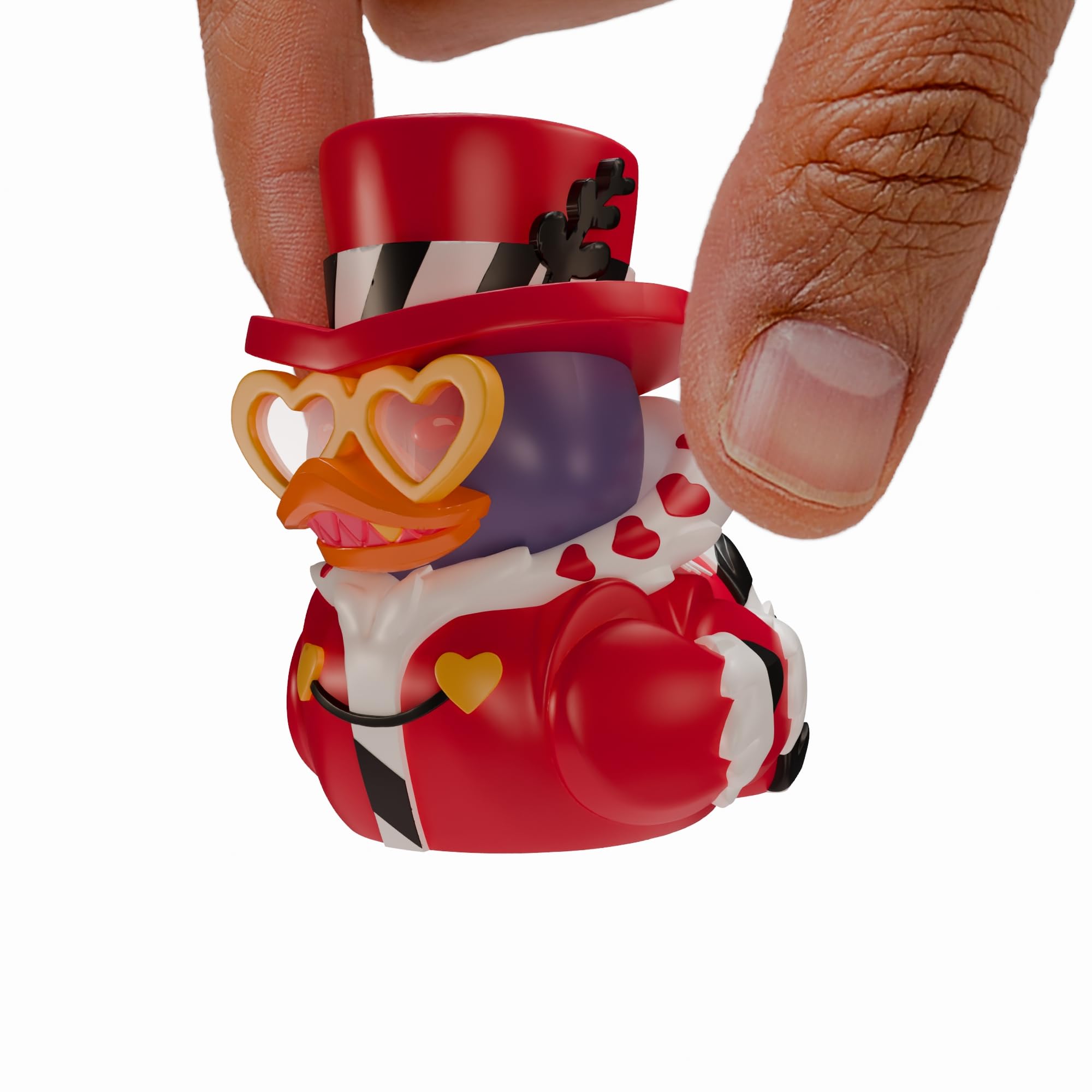TUBBZ Mini: Hazbin Hotel - Valentino Cosplaying Rubber Duck Vinyl figure – Official Collectible for Fans of Hellaverse