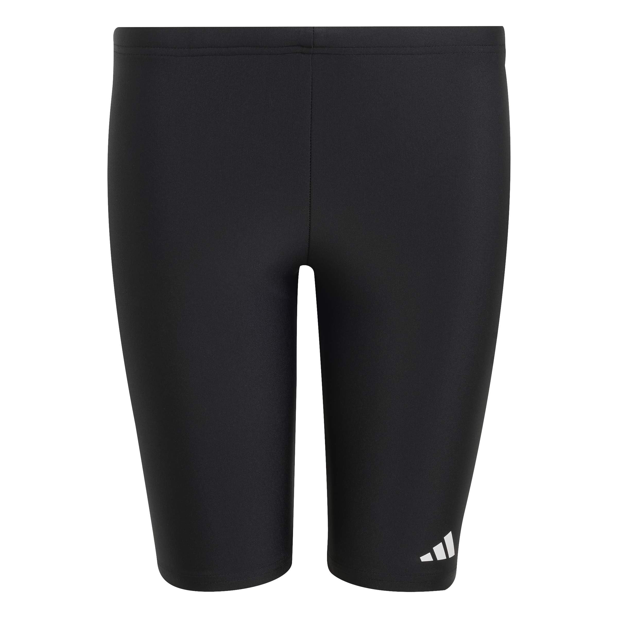 adidas Boy's Swim Jammers Kids Swimwear, Black, 7-8 Years