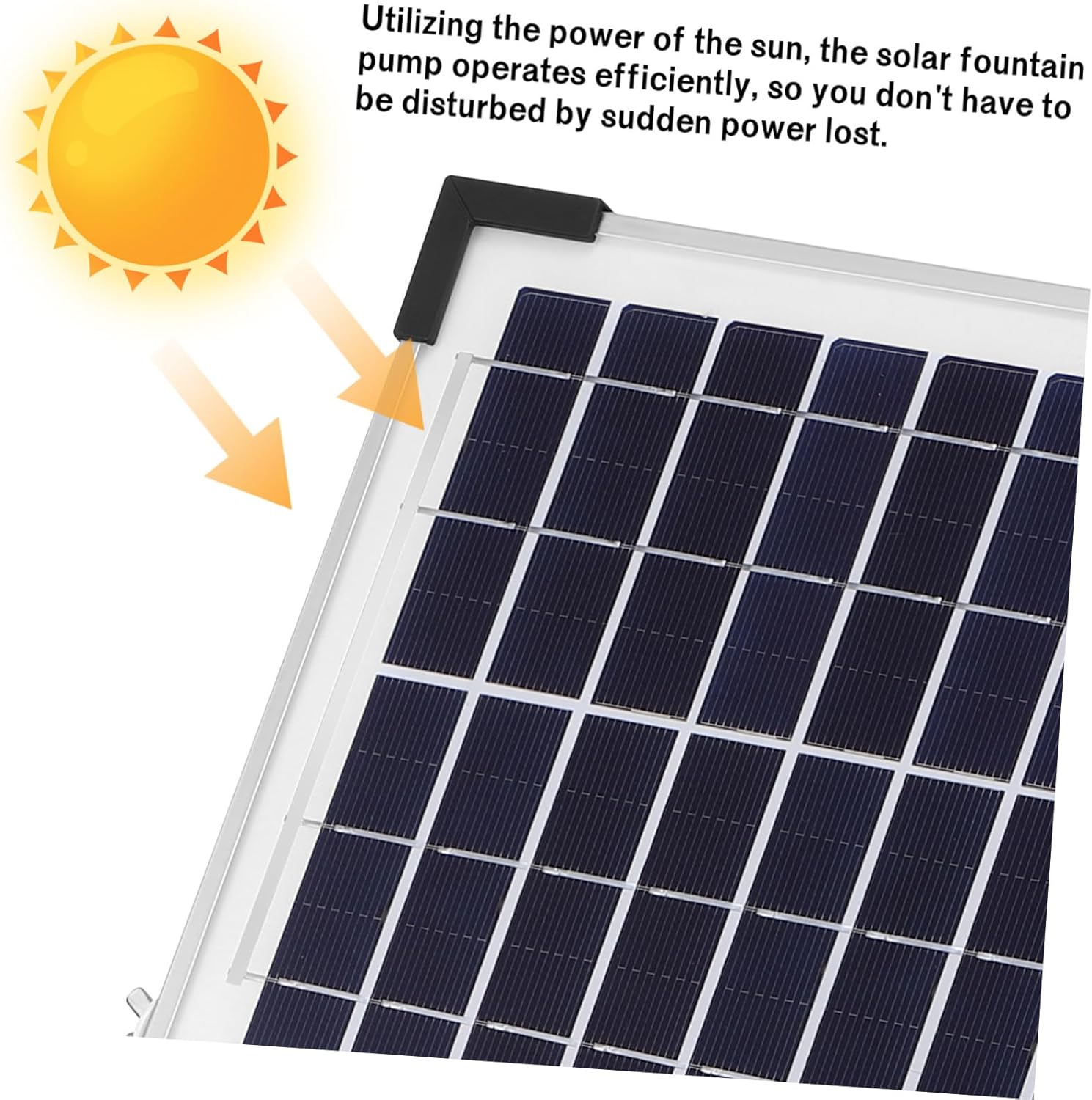 12w Fountain Pump Kit Solar Powered Outdoor Fountain for Garden and Patio Easy Installation Water Feature Pump for Aesthetic Enhancement