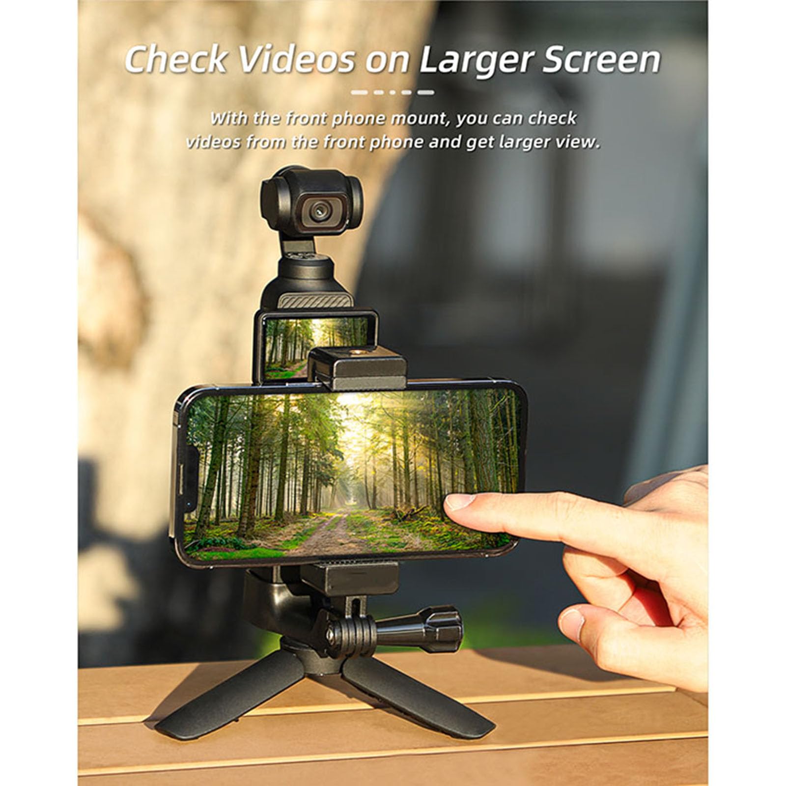 Amazon.com : EUGOOCX Expansion Phone Clip Holder for DJI OSMO