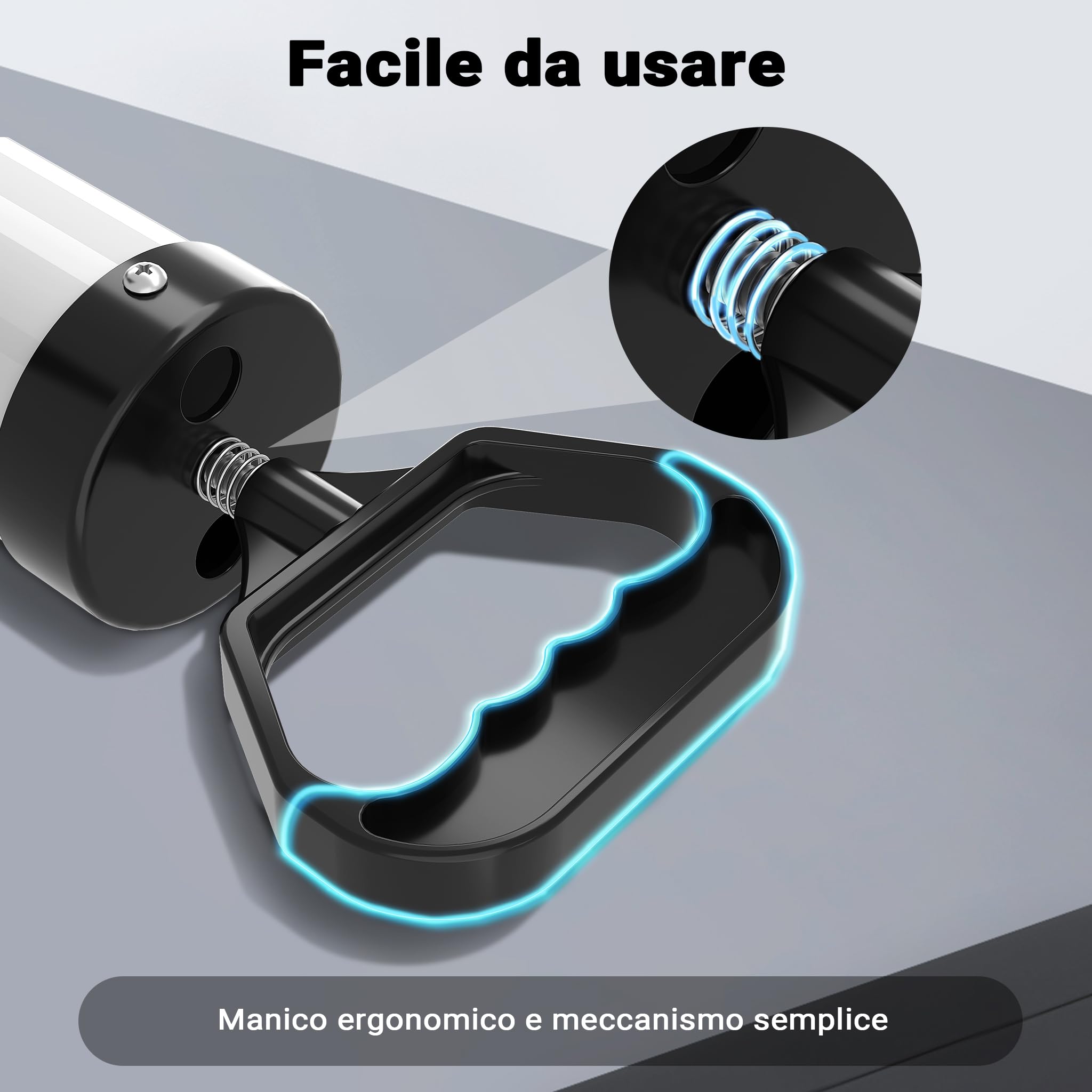 Wiltec Pompa per pulizia tubi ad alta pressione Sturatubi Pulizia rapida tubature Per bagno e WC