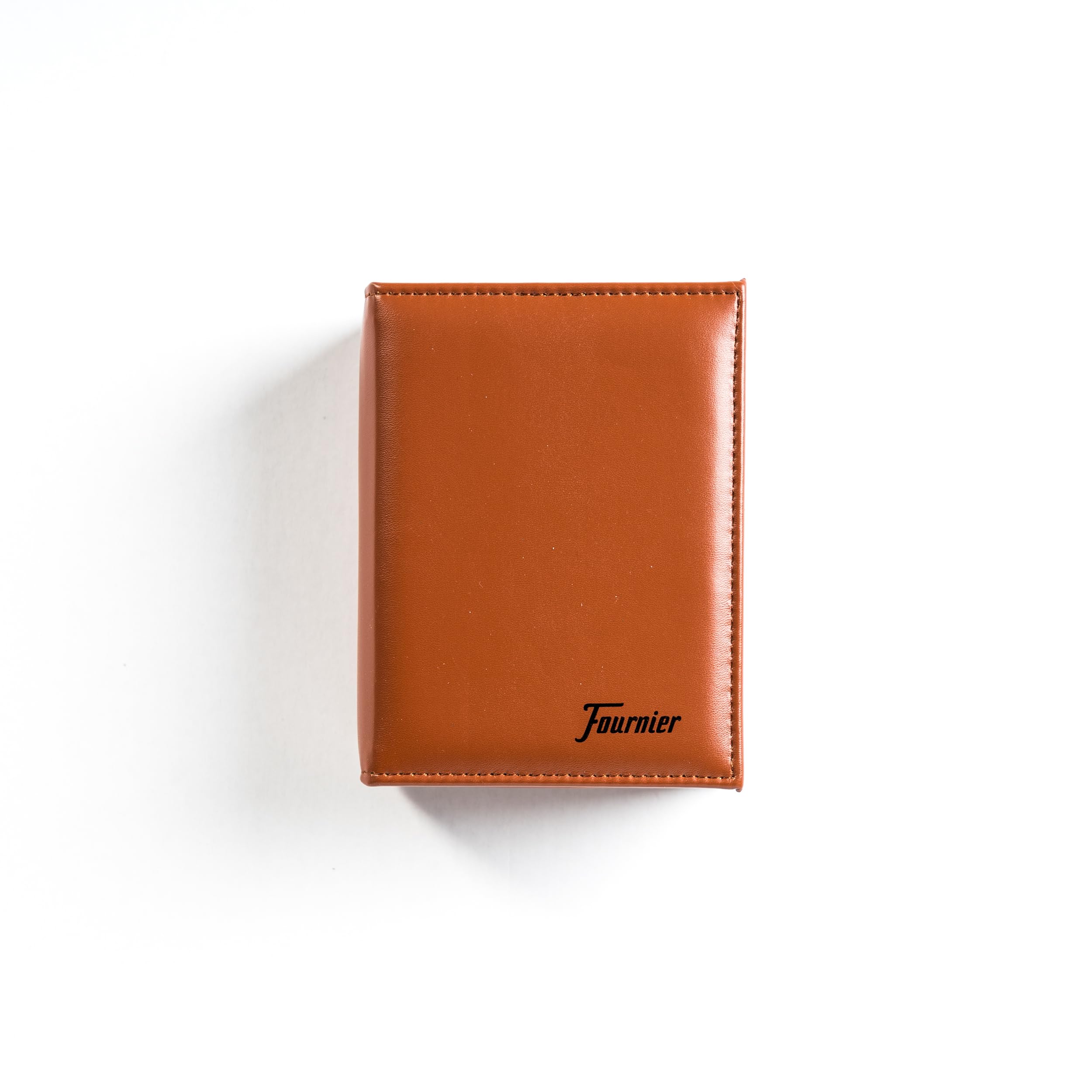 Fournier 10023417 Mus en estuche de polipiel, conjunto de juego ideal para regalo, Marrón. Baraja de cartas española, tapete y amarracos, 14 años en adelante.