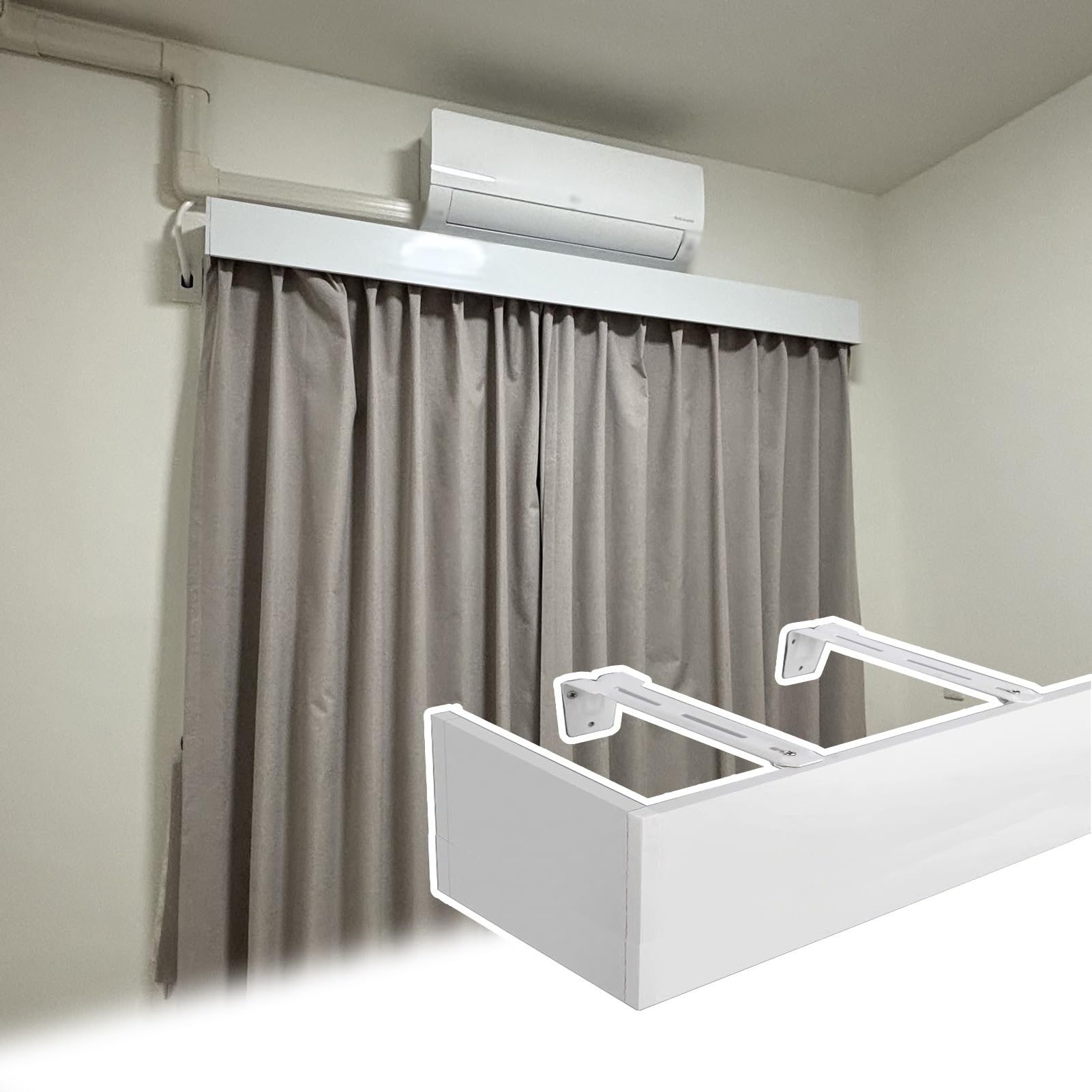 Panneau enrouleur pour chambre avec coffre occultant extra long