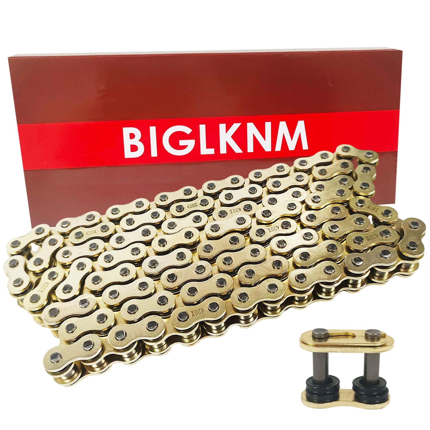 Amazon.com: BIGLKNM 420 X-Ring Chain 76 Links with Connecting