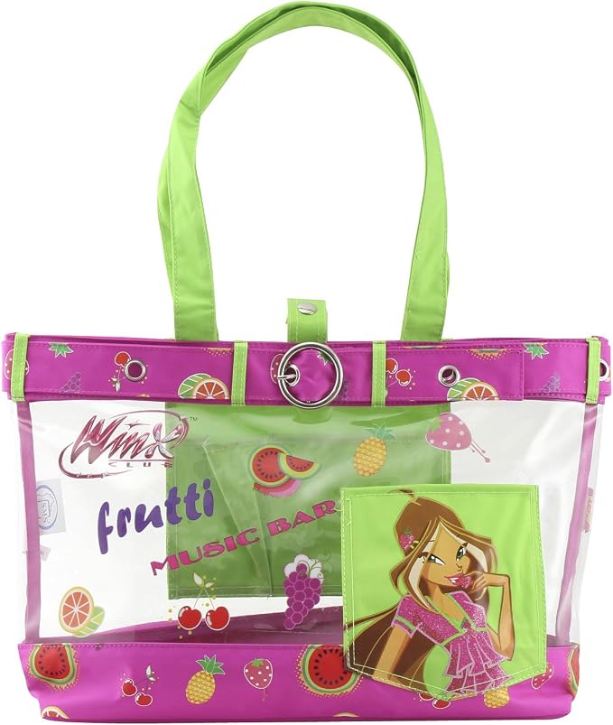 Winx Club - Borsa in tela e spiaggia, 47 mm, colore: Rosa : Amazon.it:  Scarpe e borse
