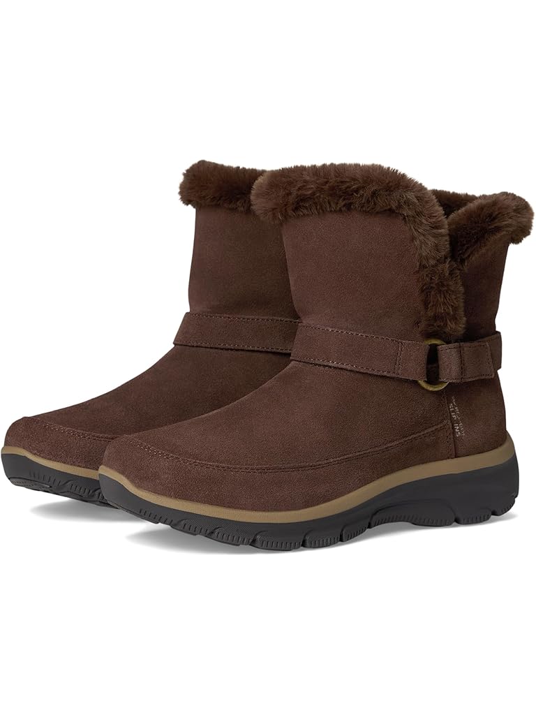 Brown SKECHERS Easy Going - Dreamers Luxe Vibe Hands Free Slip-ins
