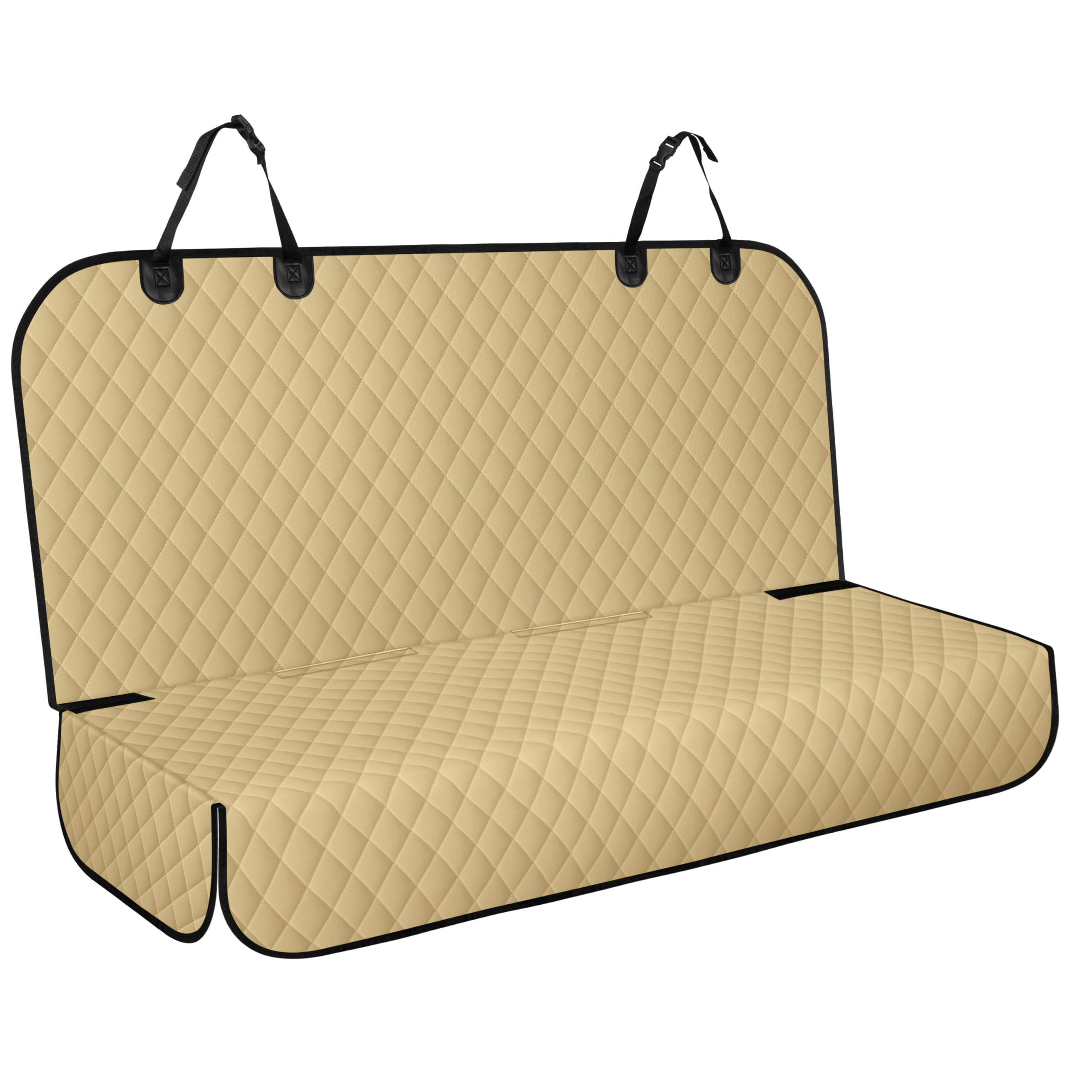 NECKORY Backseat Cover for Dogs, Waterproof and Non-Slip Pet Bench Seat Covers, Car Seat Protector for Back Seat, Universal Size Rear Car Seat Cover