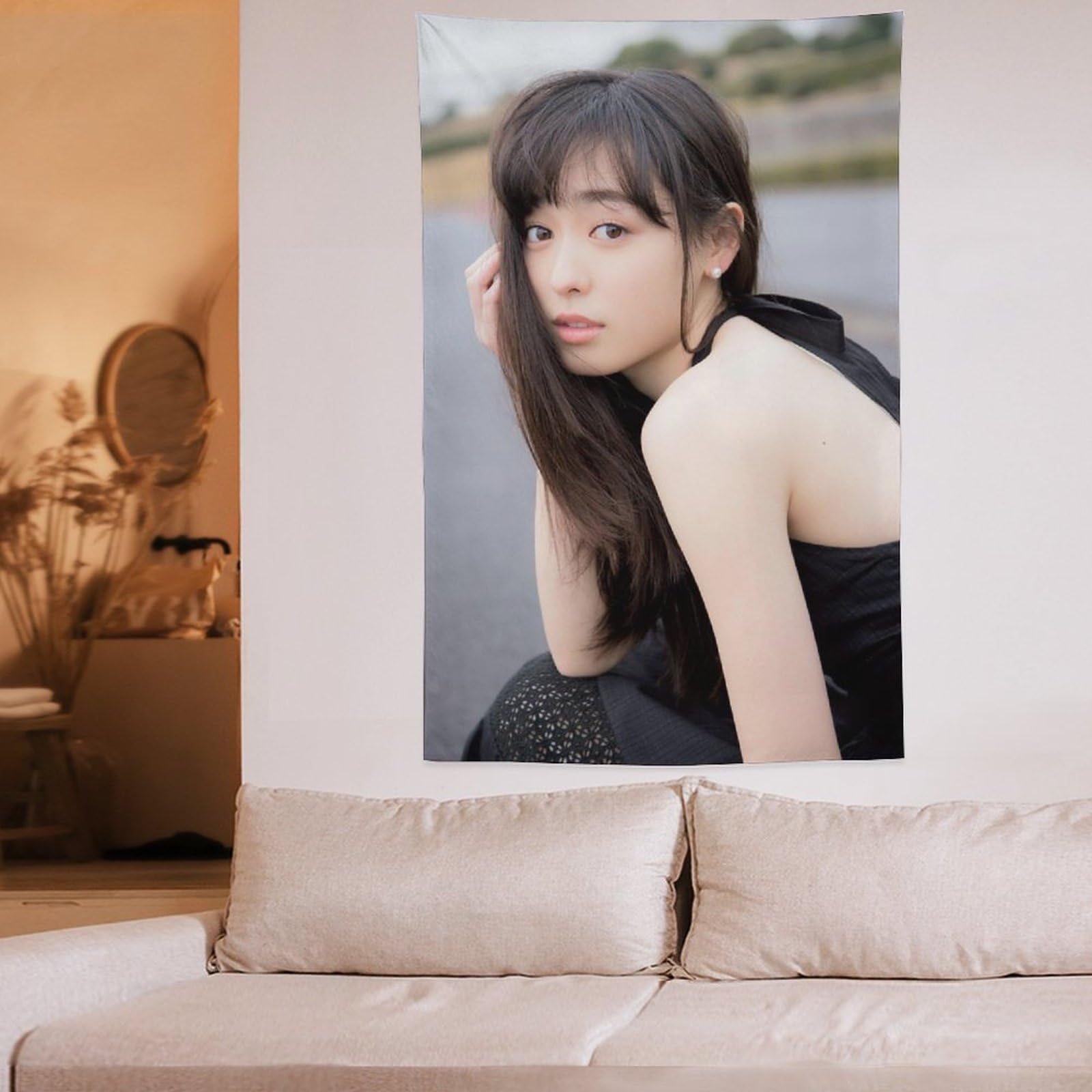 Amazon.co.jp: 福原遥 グラビア水着画像タペストリー タペストリー