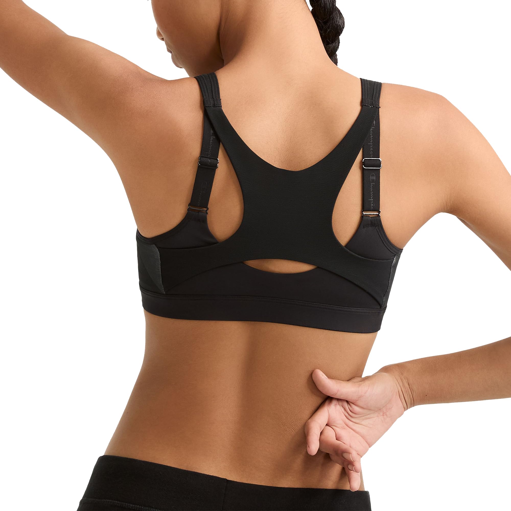 Champion Zip con Controllo del Movimento Reggiseno Sportivo Donna (Pacco da 1)