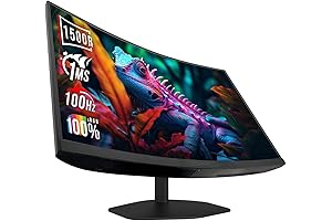 Sceptre Curved 24-inch Gaming Monitor with DisplayPort for a Sleek and Immersive Experience