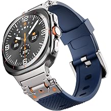 For Galaxy Watch 7 Ultra Fluororubber WatchBands For Samsung Galaxy Watch Ultra Strap 47mm Accessories sport Bracelet
