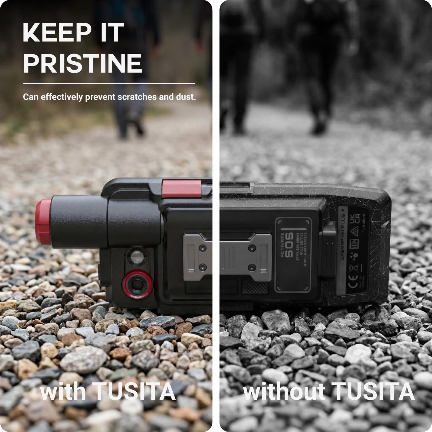 TUSITA Silikonowe Etui Kompatybilny z Garmin GPSMAP H1, H1i Plus GPS Handheld - GPS Systemów Akcesoria