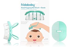 Infant Head-Hugging Safety First Baby Hairbrush and Comb Set
