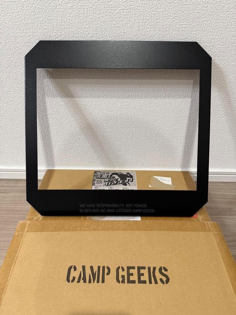 CAMPGEEKS フィールドラック 連結用 天板 ブラック 艶消し