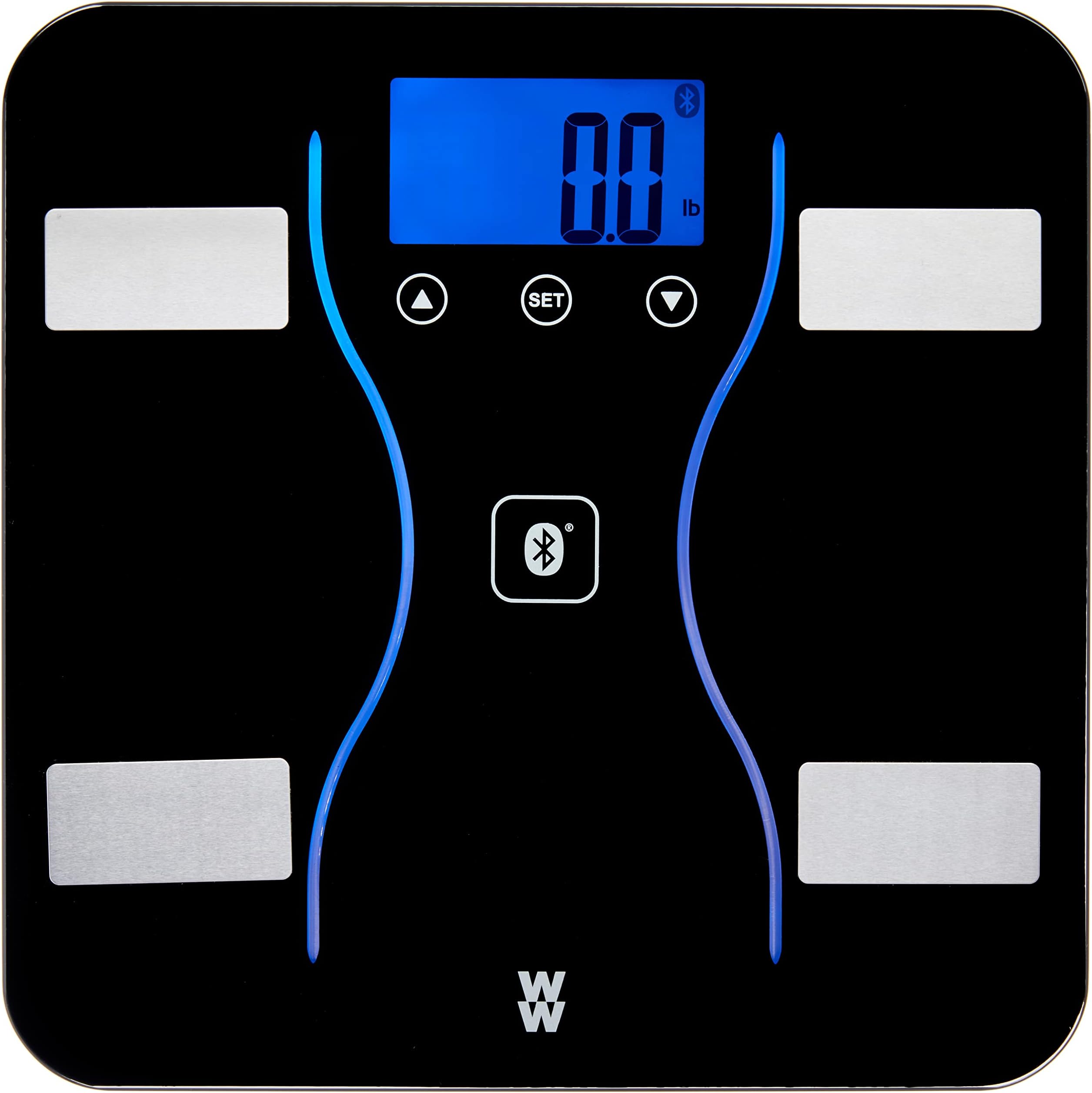 WW Scales by Conair Bluetooth Body Analysis Bathroom Scale, Measures