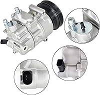 Vista 4 de marddpair Compresor de CA con embrague de repuesto para Beetle Beetle Cabrio Golf Passat Rabbit CO 4574JC