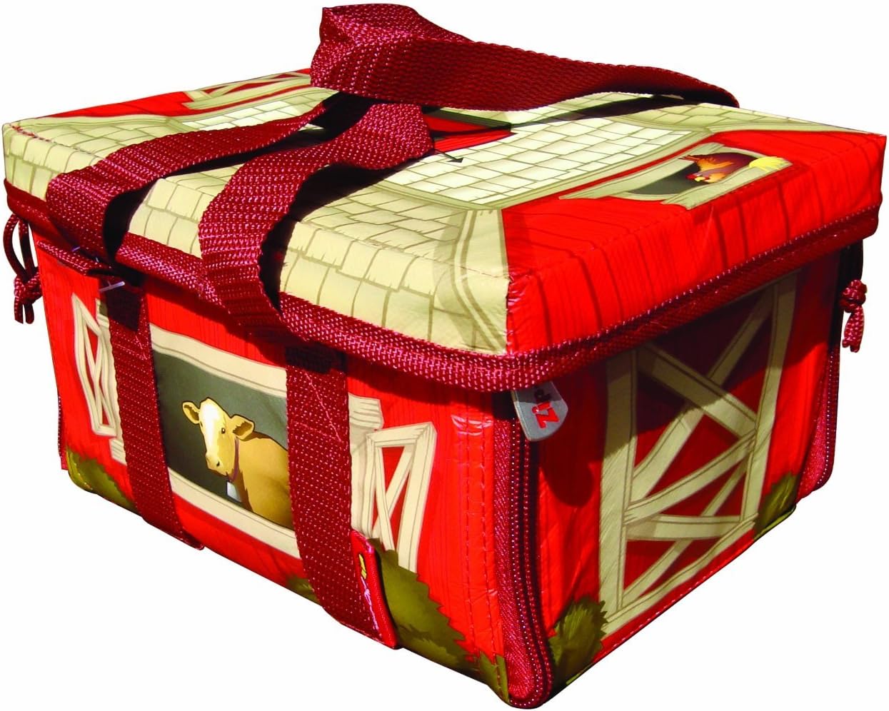 Neat-Oh! ZipBin Farmland Mini 40 Animal Tote w/ 2 Toys