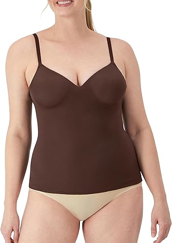 Maidenform Women's Tummy Shaping Cami, Wireless Foam Cami, Firm Control Shaping 