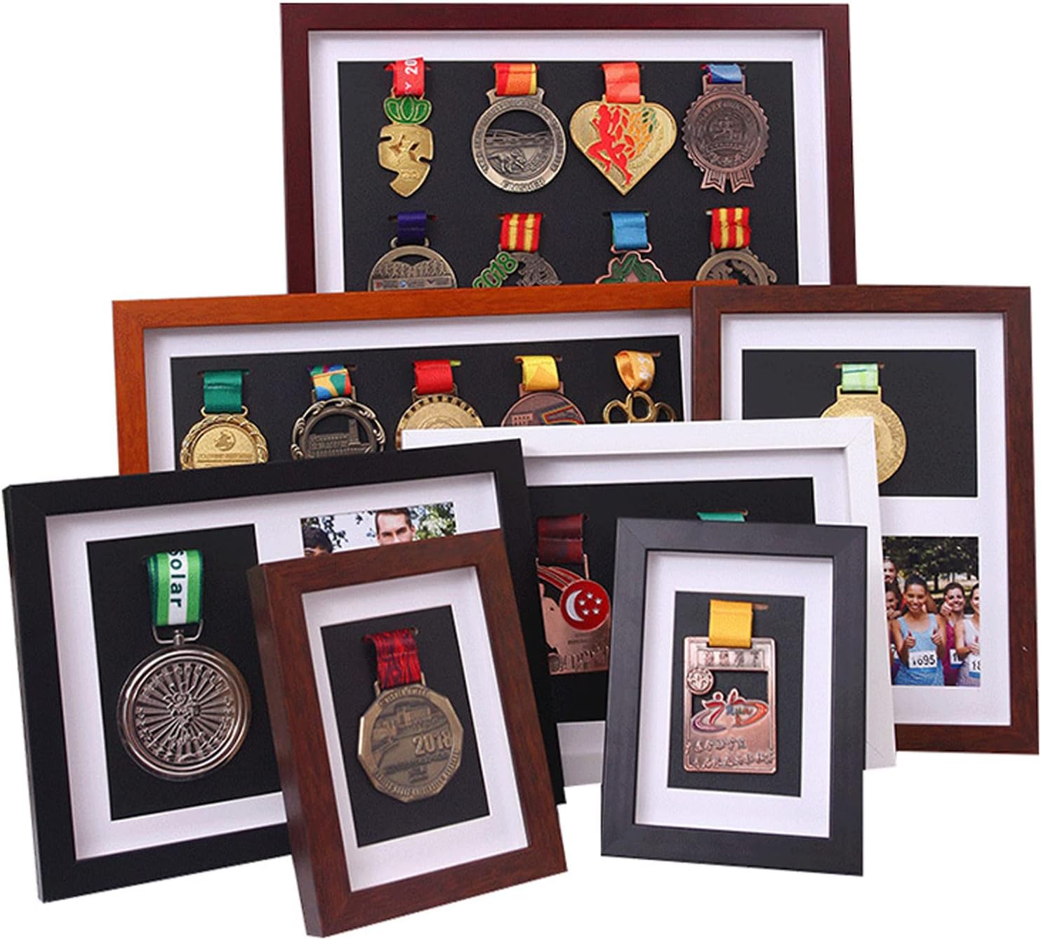 再入荷 メダルケース メダルと名誉のバッジのための木製の陳列ケース マラソンメダル収納ボックス メダルの陳列ボックス 軍のメダル ピン バッジ パッチ 記章 旗の陳列ケースshadowboxキャビネットの背景 メダルフレームフレームバッジ収納ボックスディスプレイ Www