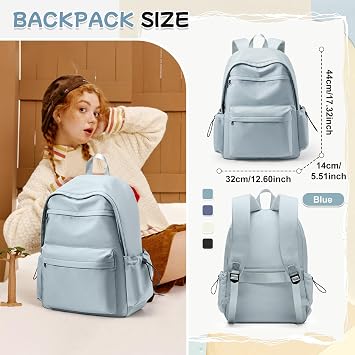 HYC00 School Backpack Secondary, High School Bag for Teenage Girls Boys