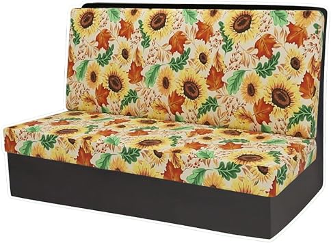 RV Dinette Cushion Covers Stretch Sofa Seat Slipcovers Replacement Camper Cushions Cover Washable Couch Cushion Slipcovers for RV Camper Car Bench SeatsO