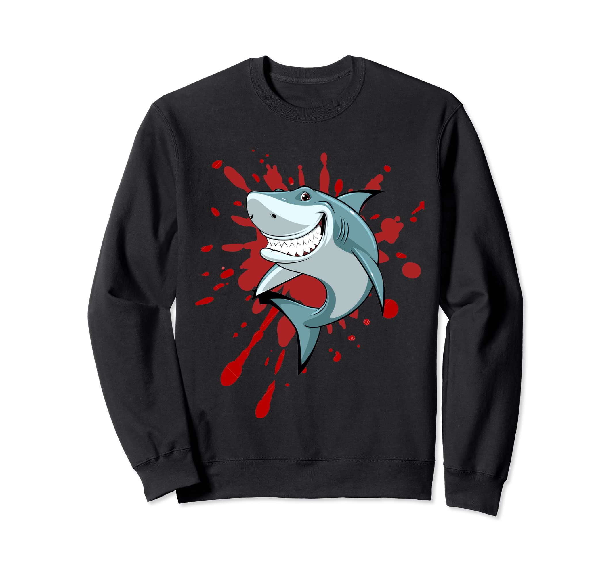 Smiling Happy Shark Sweatshirt