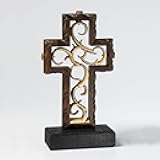 Unity Cross® Terra Cotta Rope & Vintage Ivory; Unity Candle Unity Sand Elegant Rustic Alternative