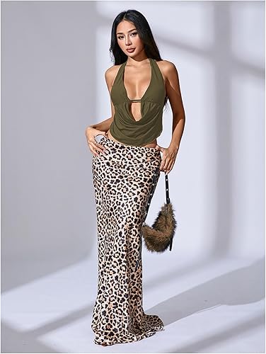 Miniatura 5 de SHENHE Camiseta corta sexy Y2k con cuello en V profundo y espalda abierta para mujer