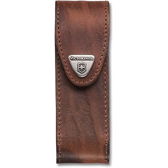 Victorinox Belt Case Leather Brown Accessories for Pocket Knives Outdoor Multifunction
