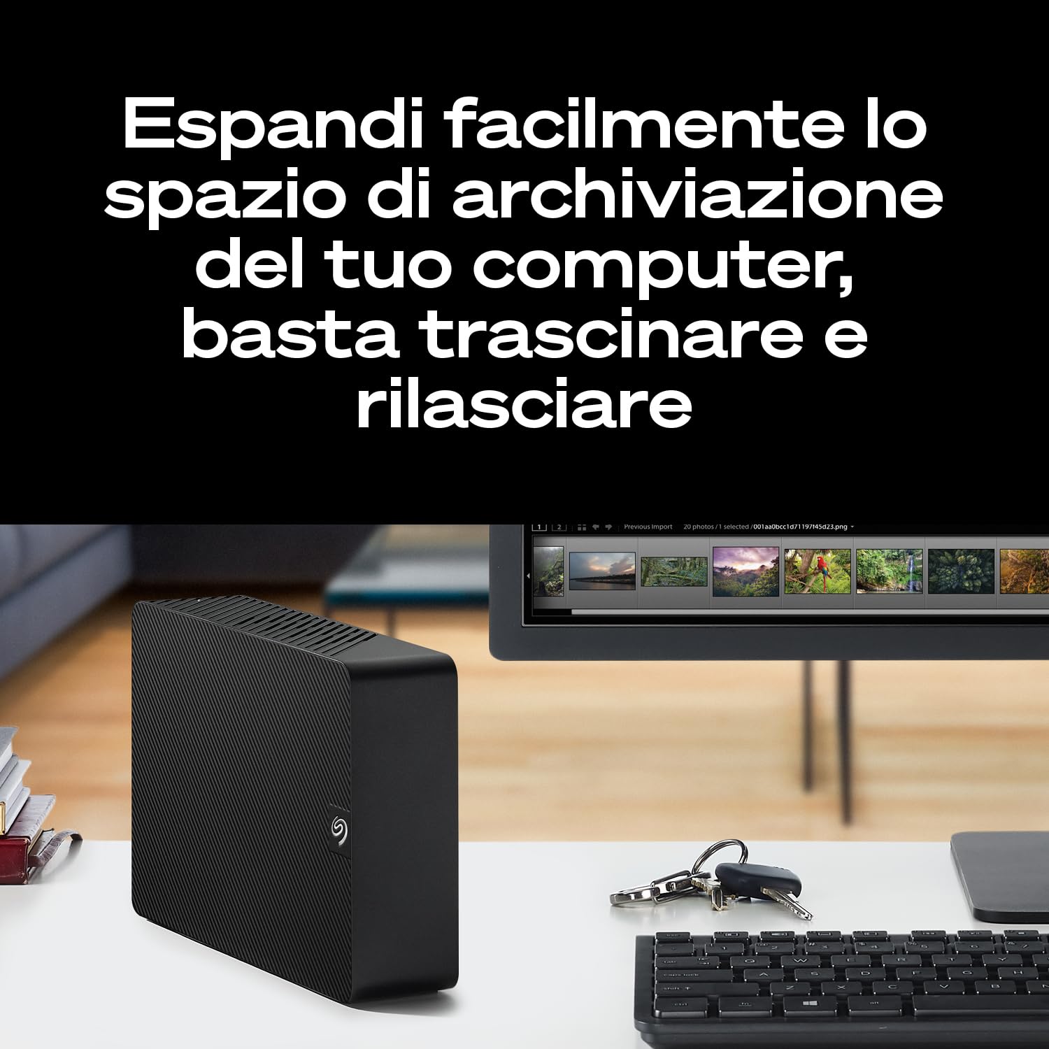 Seagate Expansion Desktop 6TB External Hard Drive 3.5" USB 3.0 Data Rescue Service