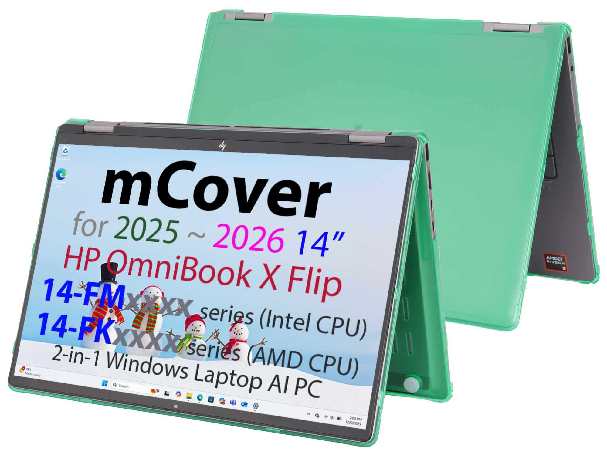 mCover Laptophoesje, uitsluitend compatibel met de 14 inch (35,6 cm) HP