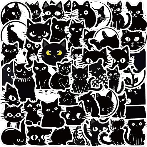 Miniatura 11 de Paquete de 50 calcomanías estéticas para niñas con diseños retro y divertidos Y2K, calcomanías de vinilo impermeables para botellas de agua,