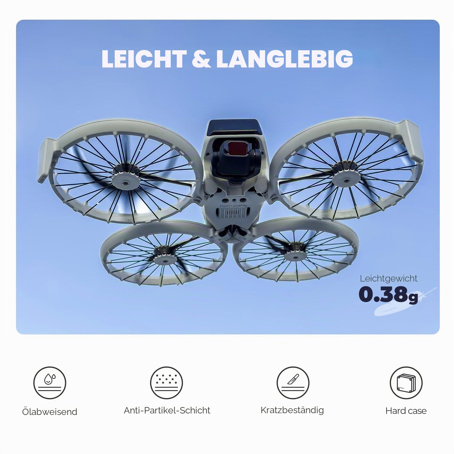 Freewell Bright Day Filter Kit für DJI Lito X1/ Flip Drone – ND8/PL, ND16/PL, ND32/PL, ND64/PL, ND1000, UV zur Lichtsteuerung und Blendreduktion