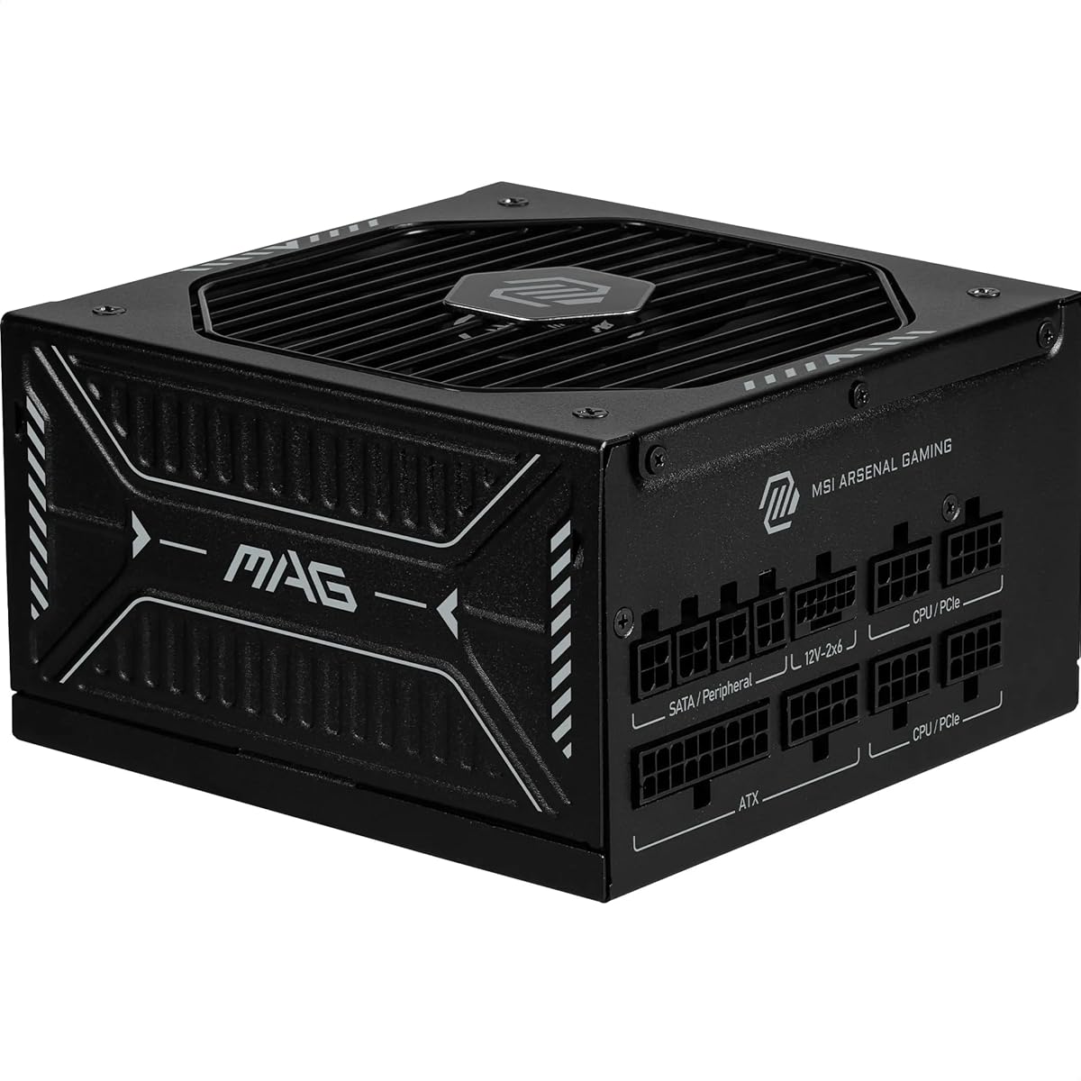 MSI MAG A1000GLS PCIE5 Netzteil, 1000W, 80 Plus Gold, ATX 3.1, PCIe 5.1 GPU Unterstützung, Native 12V-2x6, Zweifarbiger 12V-2x6 Anschluss, ATX PSU, Modulare Kabel