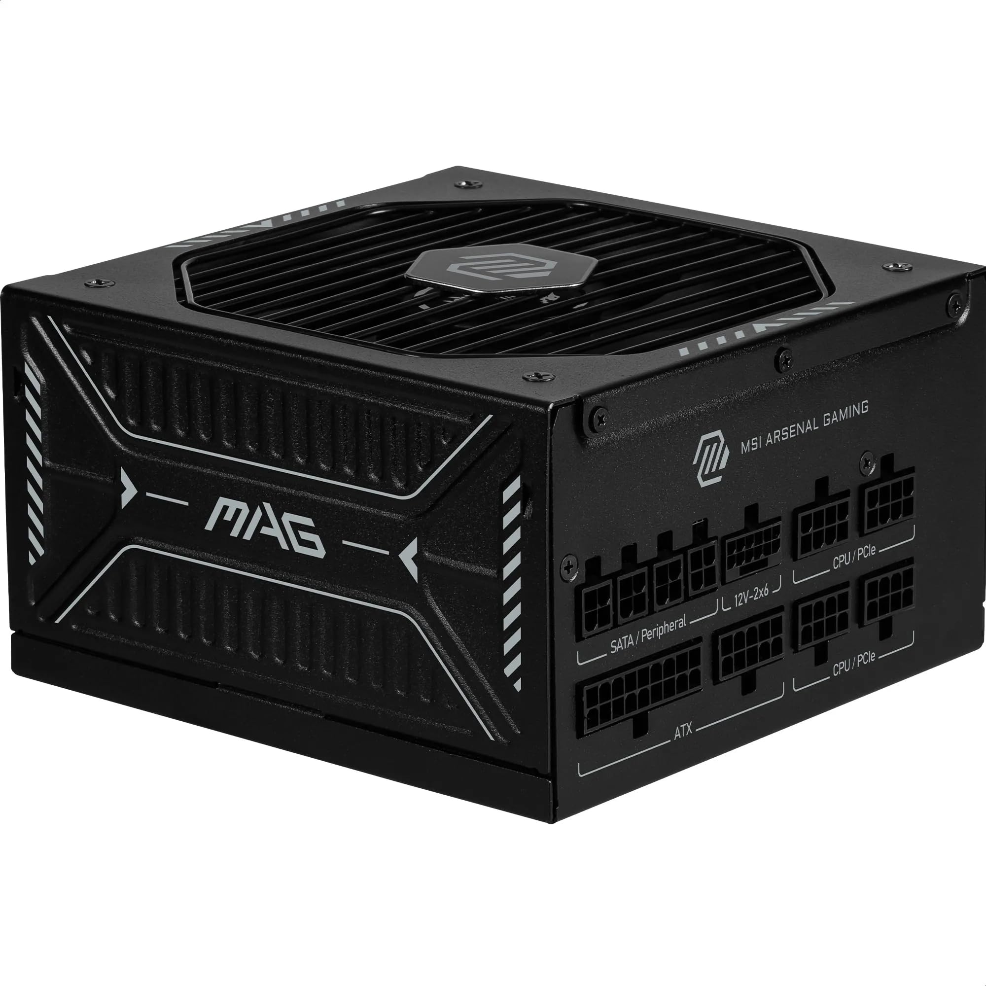 MSI MAG A1000GLS PCIE5 Alimentatore - 1000W, 80 PLUS Gold, compatibile ATX 3.1, supporto GPU PCIe 5.1, connettore 12V-2x6, connettore 12V-2x6 bicolore, PSU ATX, cavi modulari con guaina strutturata