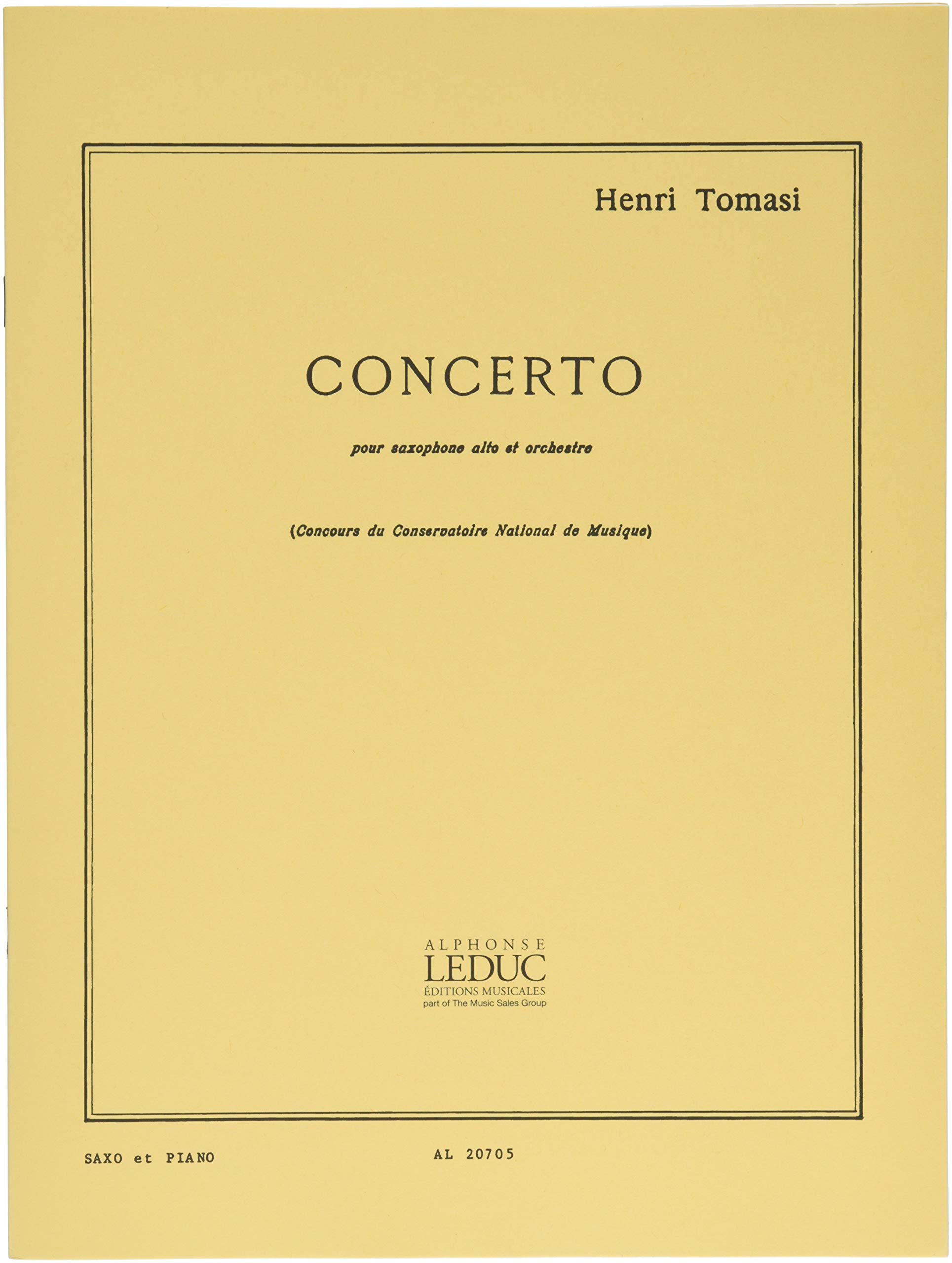 Concerto (Saxophone Orchestre) Saxophone Et Piano