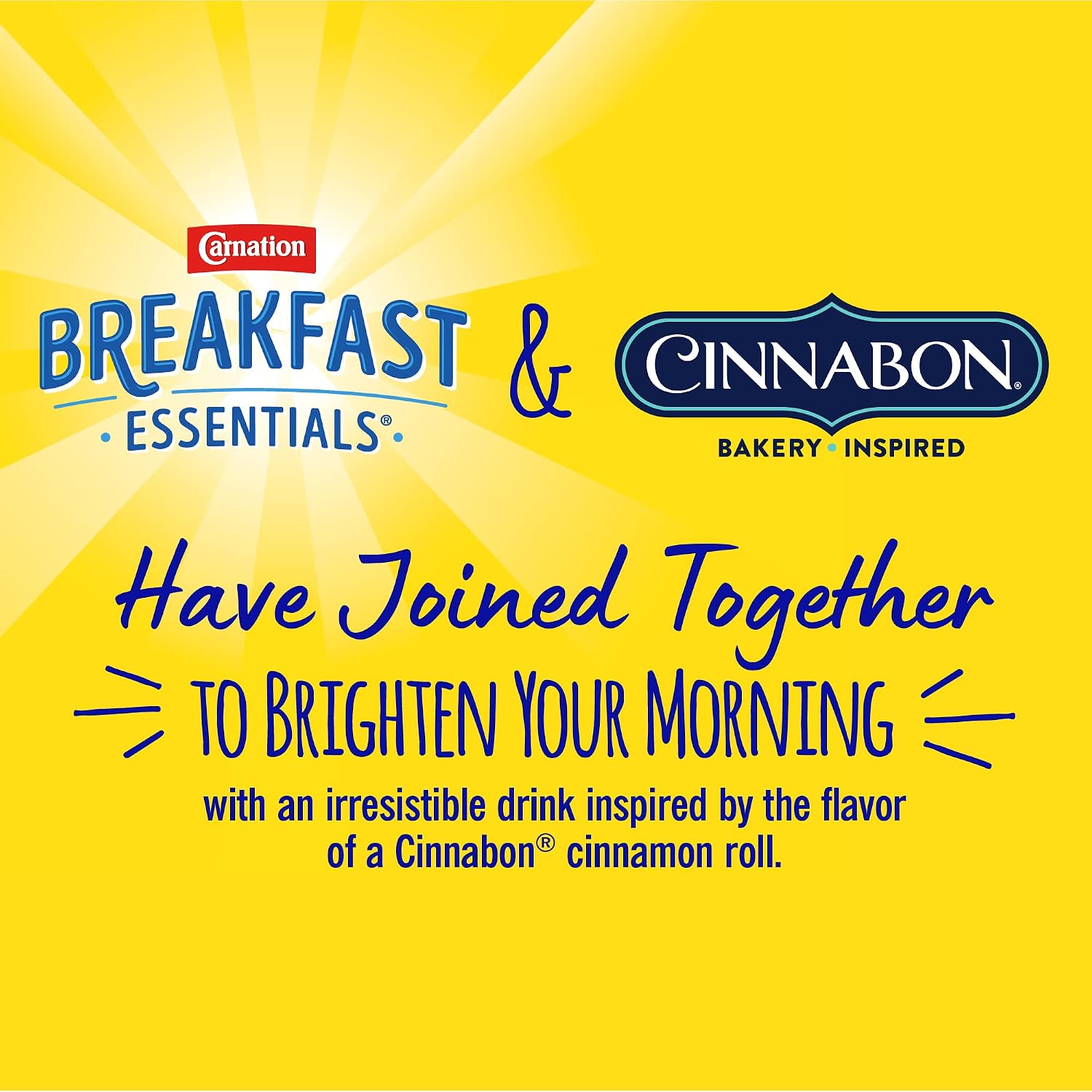 Carnation Breakfast Essentials Flavored Nutritional Drink, Cinnabon, 8 FL OZ Bottle (Pack of 24)