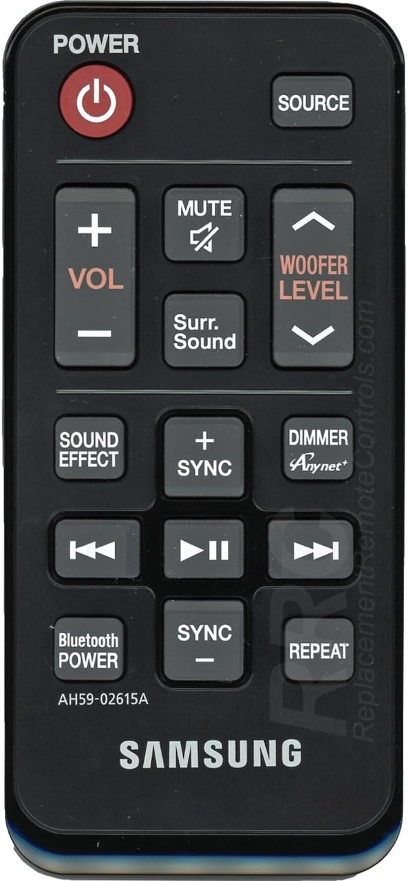 Samsung Sound System Remote control, AH59-02615A
