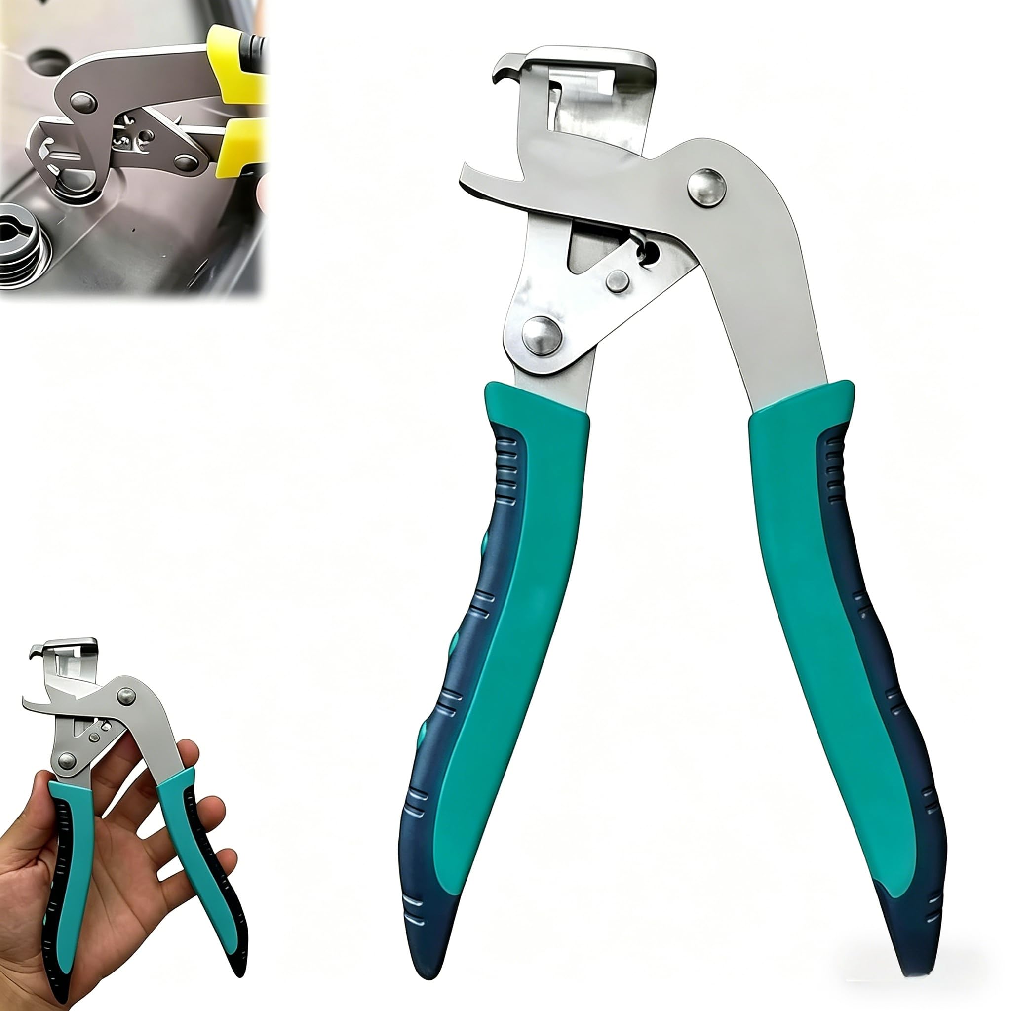 Lsyzhx Indigo Car Clip Pliers, Disassembly Tools And Automotive Tools For Removes Plastic Clips, Buckles, Rivets (Indigo)