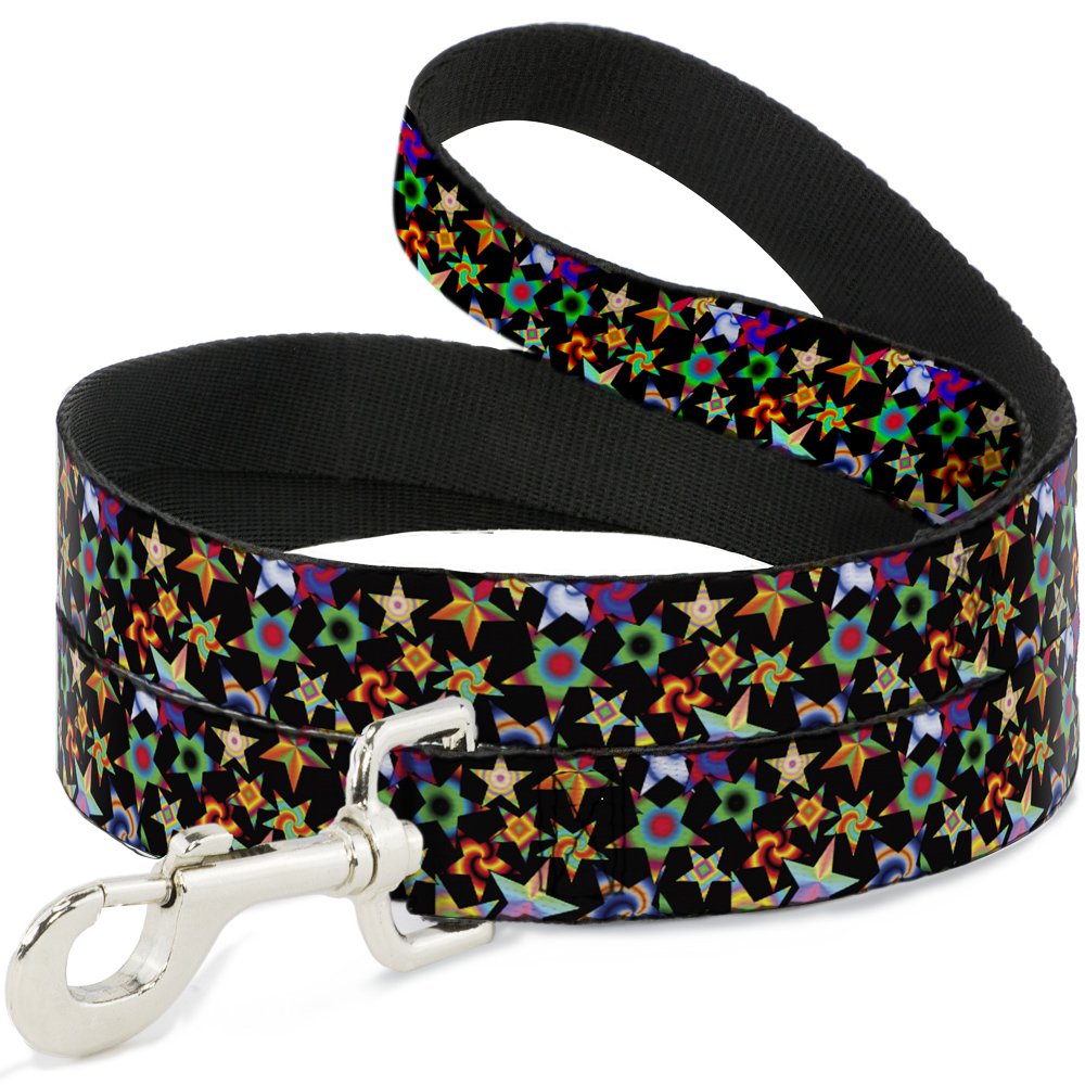 Laisse Kaleidostarz Pet Leash 6ft et grand collier 2,5 cm nylon