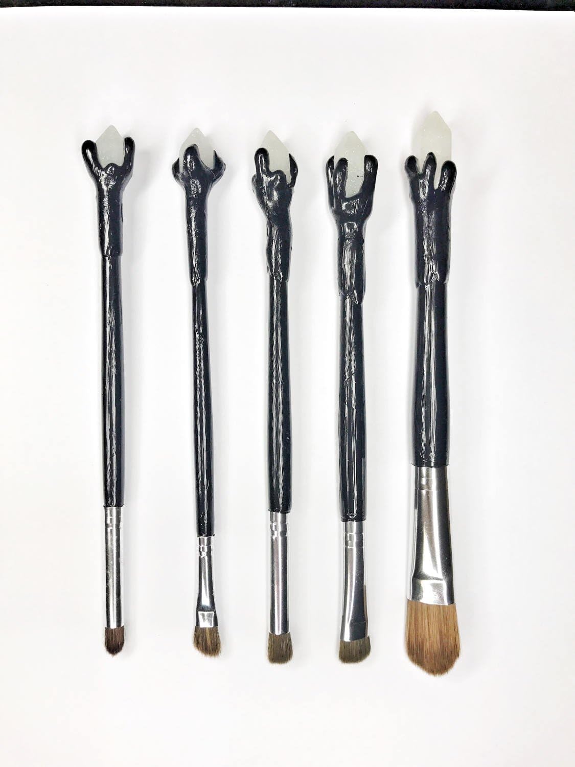 Dark Magic Staff Makeup Brush Set- Makeup Brushes- Eyeshadow Brush- Foundation Brush- Face brush- Blending Brush- Eye Crease Brush- Defining Brush- Makeup Brush Set- Makeup Kit