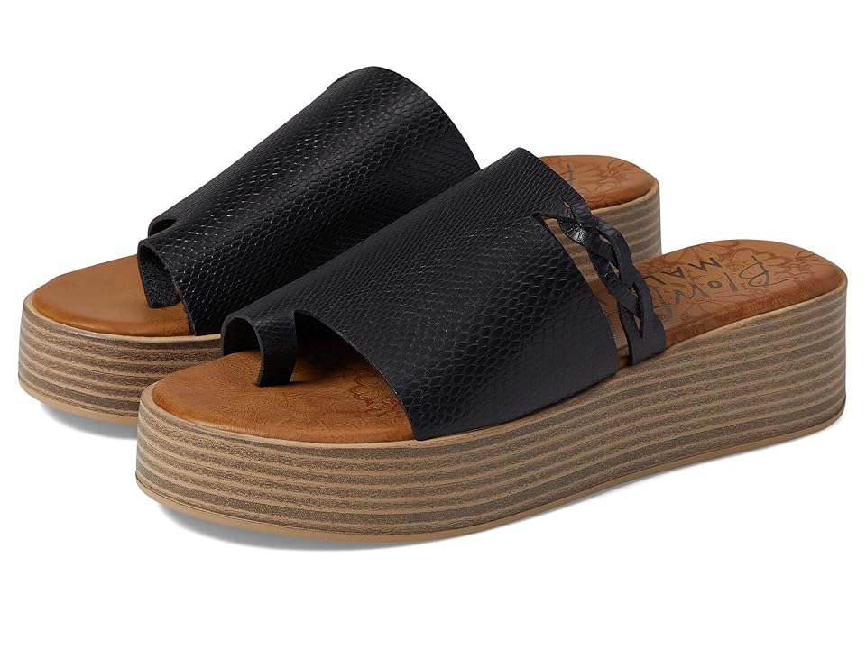Blowfish Malibu Lisbon (Black Amazon Rawhide) Women's Shoes INTERNATIONAL SHIPPING