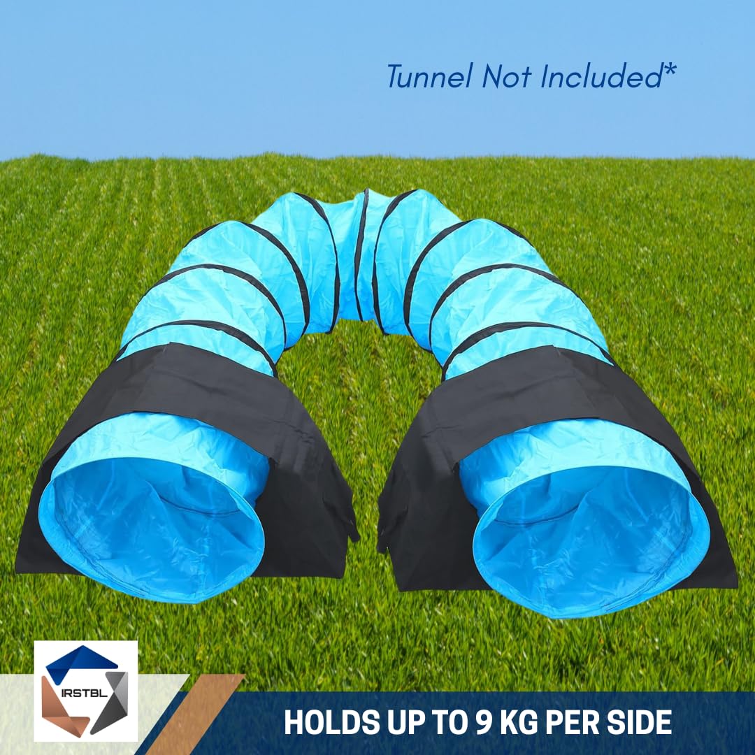 IRSTBL, Dog Agility Tunnel Saddlebags & Sandbags (Set of 2), Heavy-Duty Waterproof Weights for 45-61 cm Tunnels - Image 2