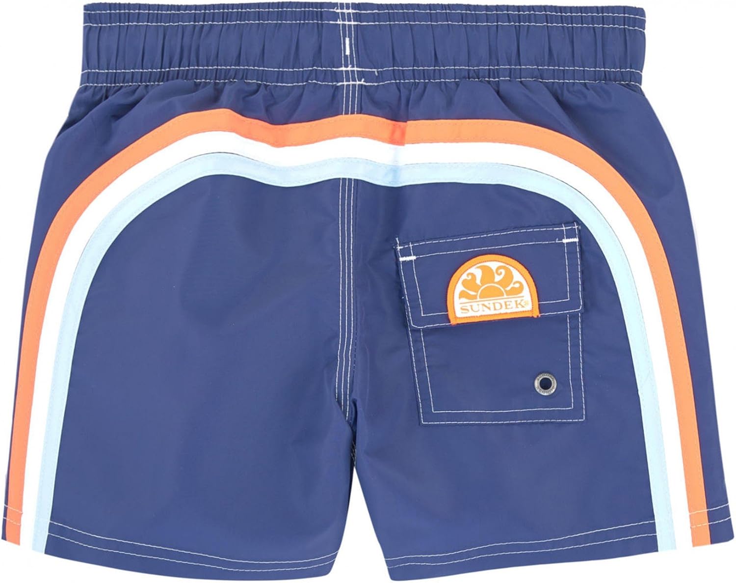 Costume Da Bagno Sundek Junior - Tricolore, Idrorepellente, Elastico, Fluorescente Per Bambini - Foto 3